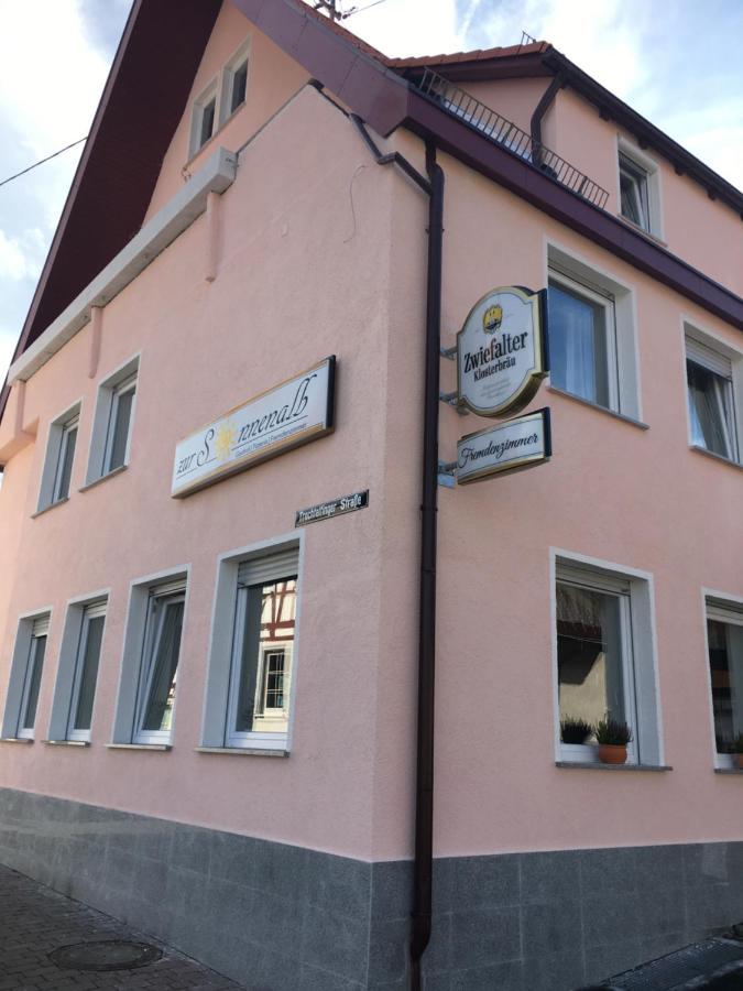 Hotel Zur Sonnenalb Sonnenbühl Esterno foto